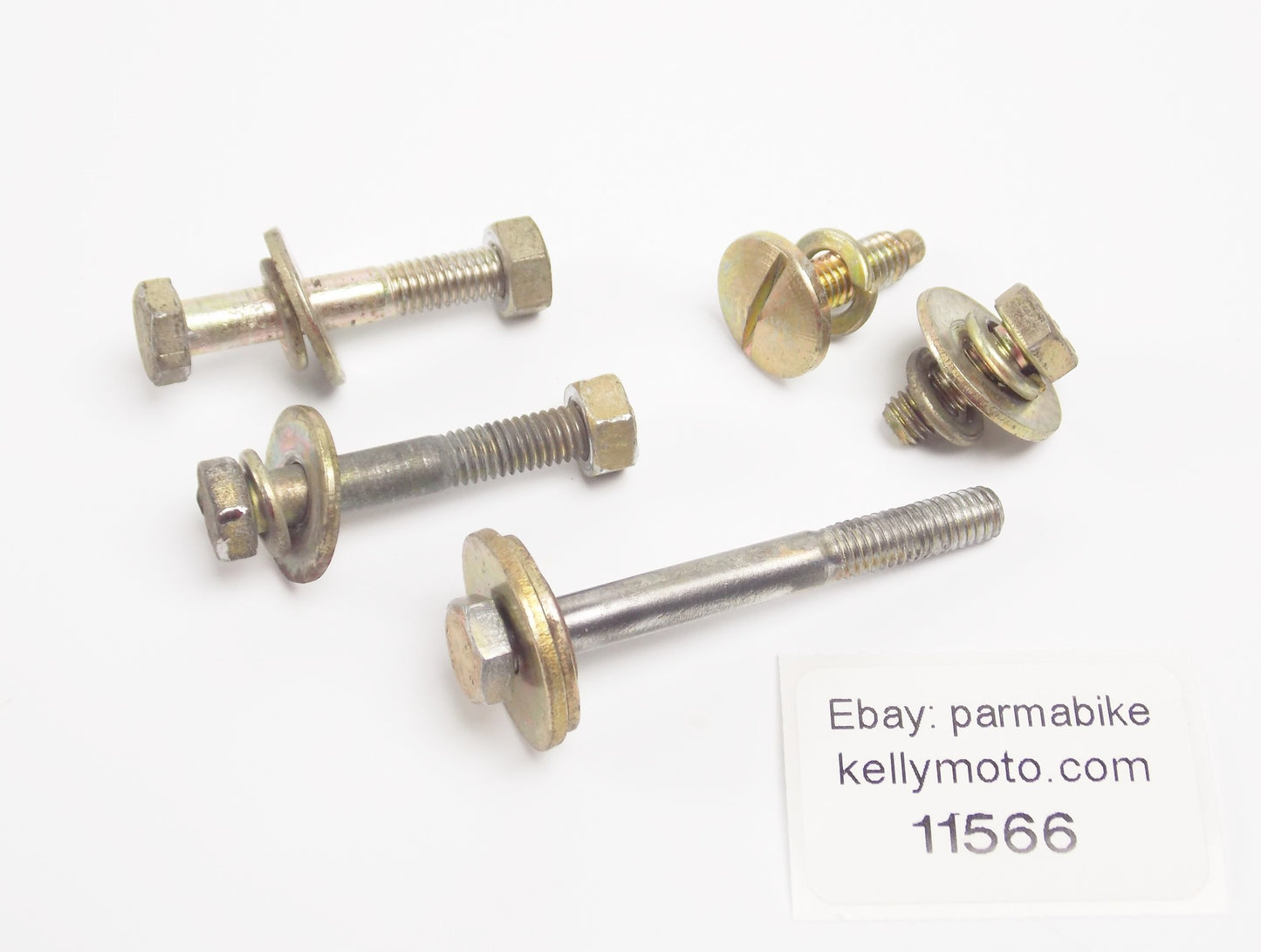1986 CAGIVA ELEFANTRE 125 MOUNTING BOLTS SCREWS FOR CHAIN GUARD/GUIDE ELEFANT-3 - MotoRaider