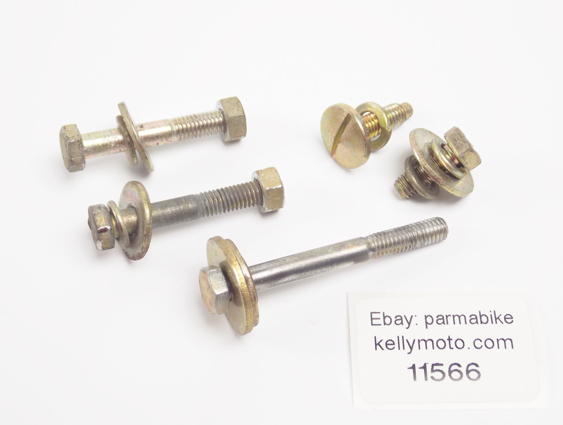 1986 CAGIVA ELEFANTRE 125 MOUNTING BOLTS SCREWS FOR CHAIN GUARD/GUIDE ELEFANT-3 - MotoRaider