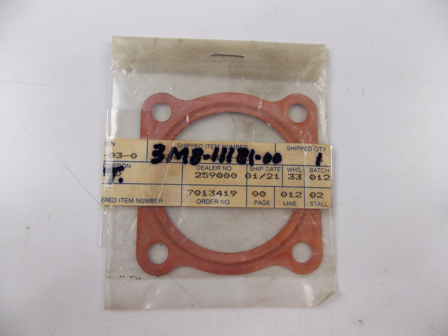 NOS OEM YAMAHA 1983-1990 CV80K SV80EN RIVA80 GASKET CYLINDER HEAD 3M8-11181-00 - MotoRaider