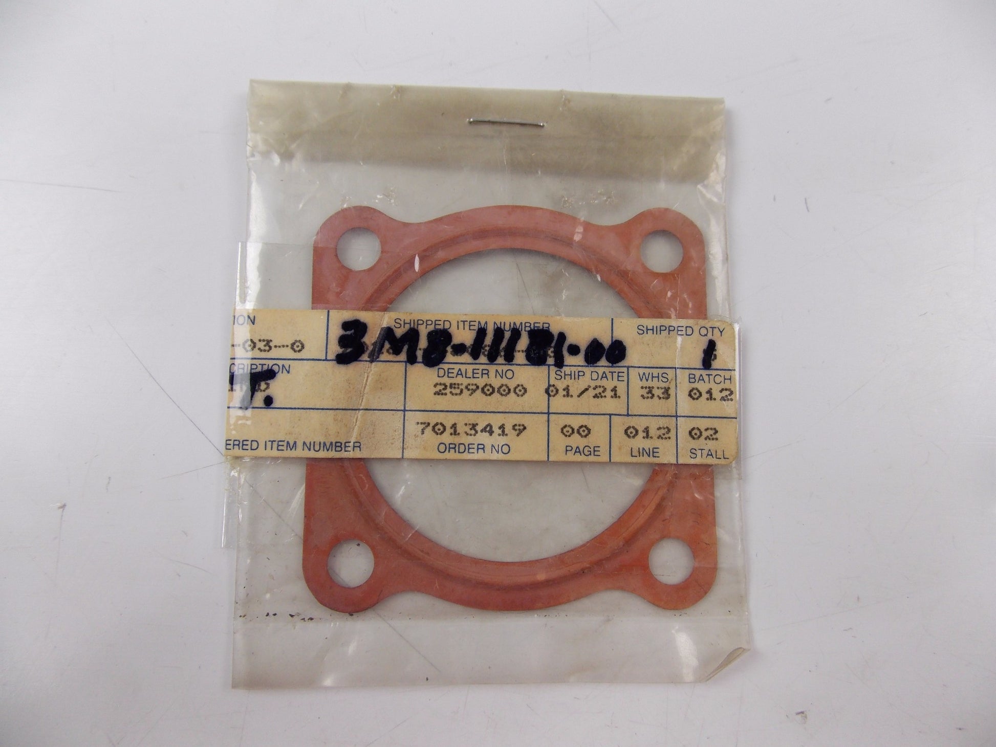 NOS OEM YAMAHA 1983-1990 CV80K SV80EN RIVA80 GASKET CYLINDER HEAD 3M8-11181-00 - MotoRaider