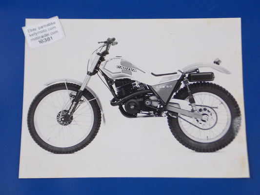 1980's CAGIVA DG 350 TRIAL ORIGINAL DEALER PHOTO BROCHURE VINTAGE AD 7x9.5" - MotoRaider