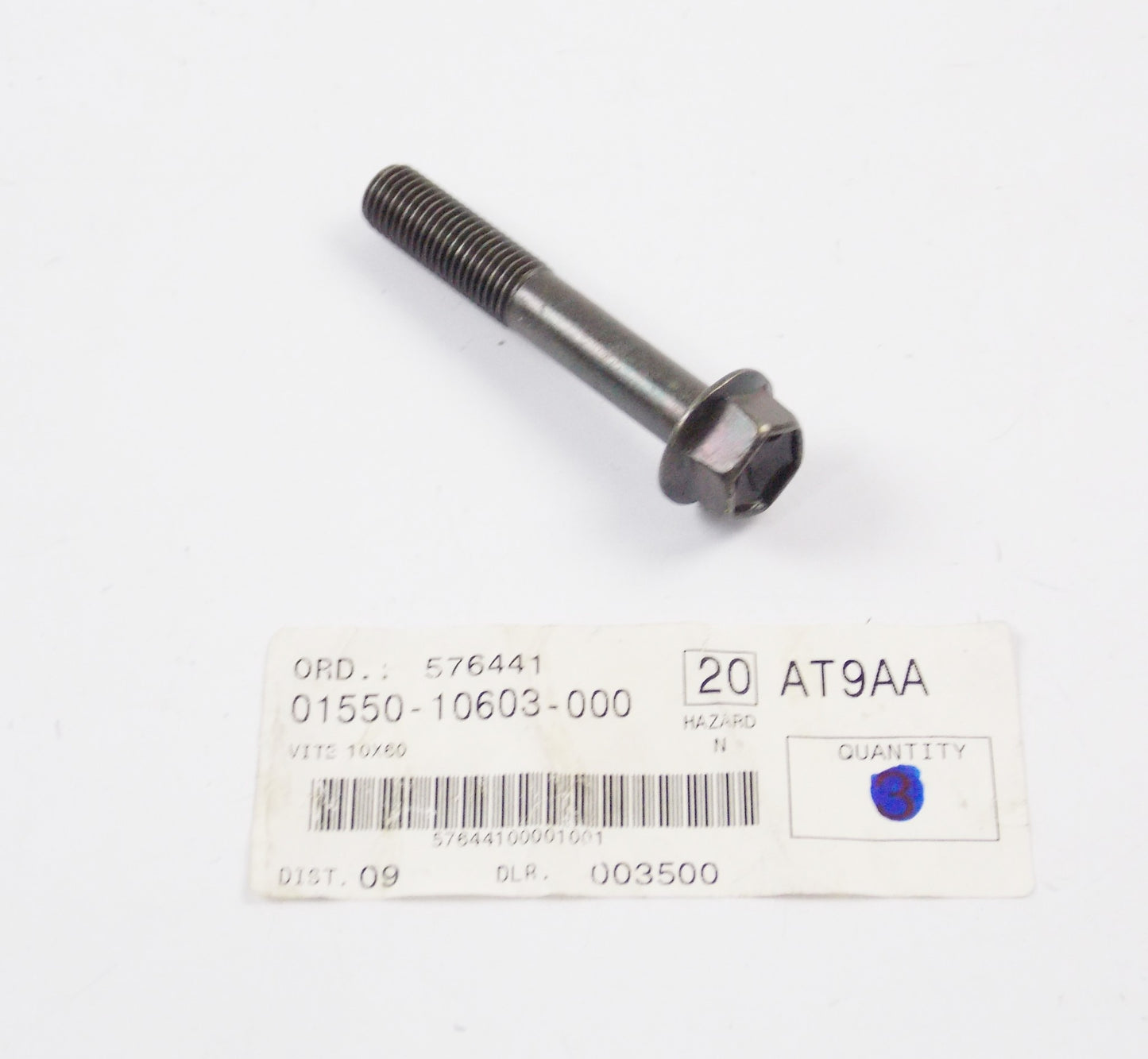NOS SUZUKI GSX1300RU1K5(E2) K5 CRANKCASE BOLT 01550-10603-000 - MotoRaider