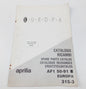 1991 APRILIA AF1 50 EUROPA SPARE PARTS CATALOG SUPPLEMENT MANUAL BOOK 315-3 - MotoRaider
