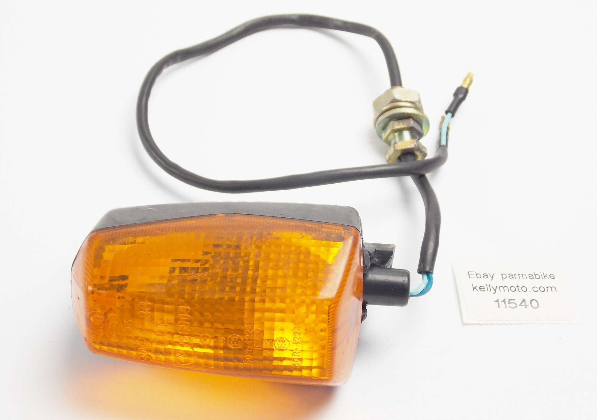 1986 CAGIVA 125 ELEFANTRE REAR LEFT TURN SIGNAL BLINKER INDICATOR - MotoRaider