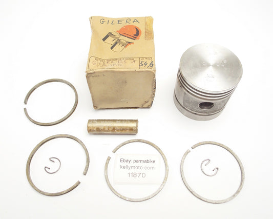 DINAMIN PISTON+RINGS+CLIPS SET CPL. D. 54.6 mm GILERA 125 4-STROKE MOTOR TURISMO - MotoRaider