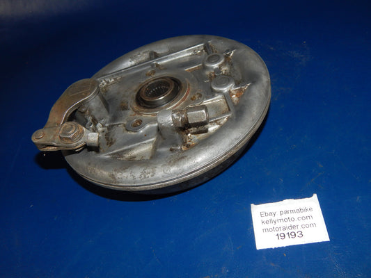VINTAGE VESPA PIAGGIO FRONT WHEEL BRAKE PLATE DRUM D=168mm SCOOTER ITALY - MotoRaider
