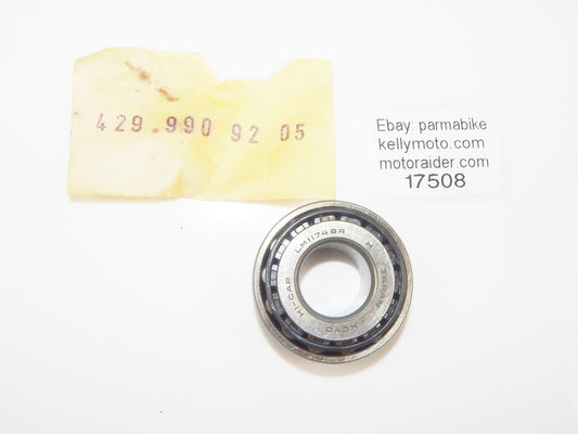 OEM SACHS DKW BEARING 429.990.92.05 4299 909 205 LM11748R SCOOTER 4929-909-205 - MotoRaider
