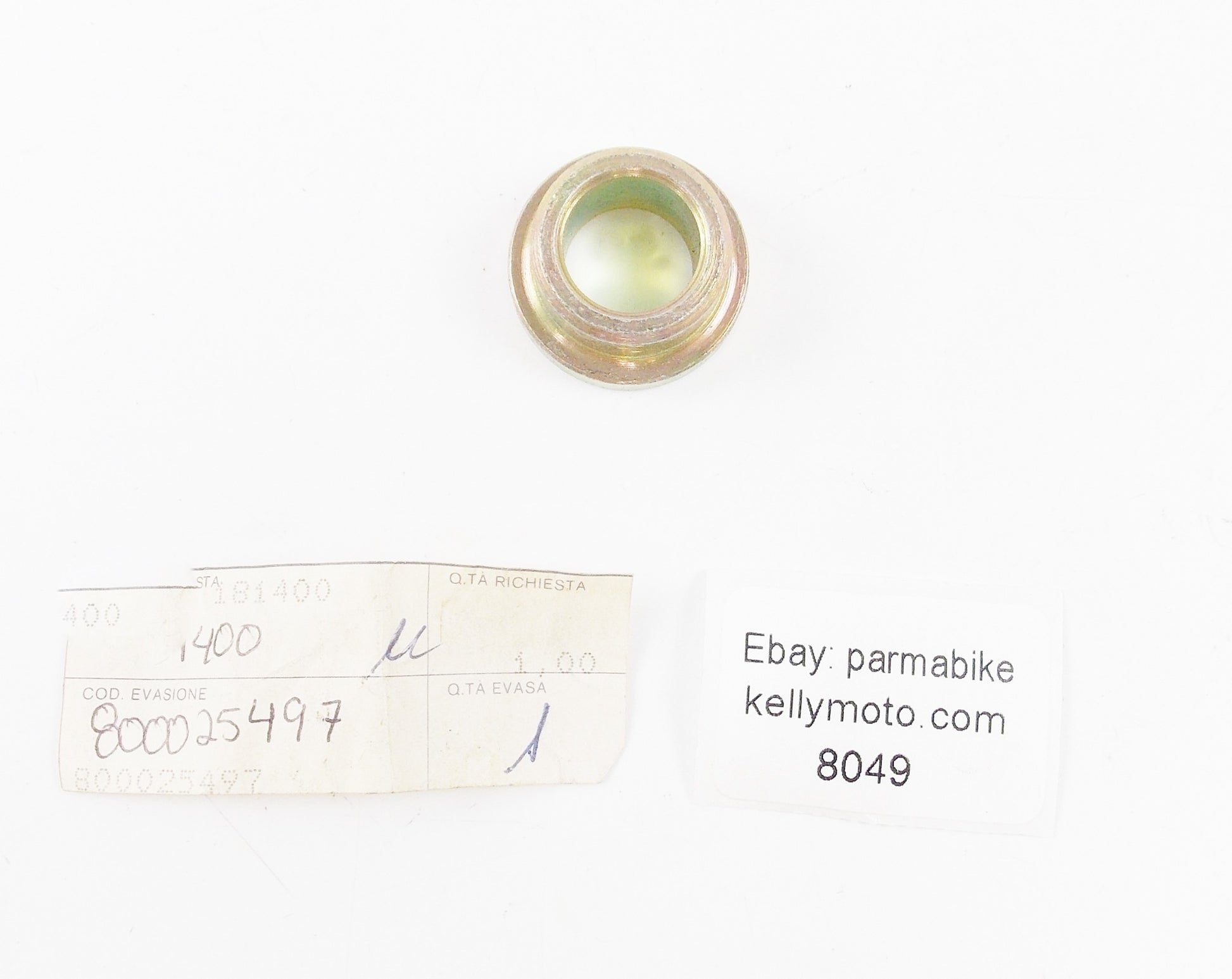 NOS OEM CAGIVA 1993 SST125-C LOW RIDER 1978 SST 125 FRONT WHEEL SPACER 800025497 - MotoRaider