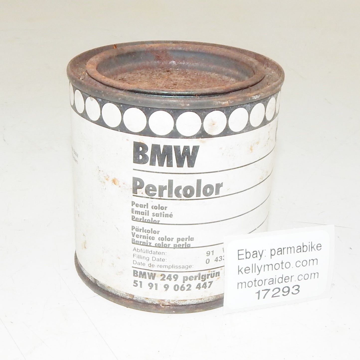 OEM BMW PAINT CAN 250ml ACRYLIC RED CANYON (Canyon Rot) 51912301331 - MotoRaider