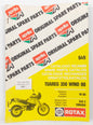 APRILIA 1988 TUAREG 350 WIND MOTOR 348 ENDURO SPARE PARTS CATALOG BOOK 649 - MotoRaider