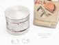 NOS DINAMIN PISTON + CLIPS 61.4 mm GILERA 150 cc STROKE MOTOR ENGINE - MotoRaider