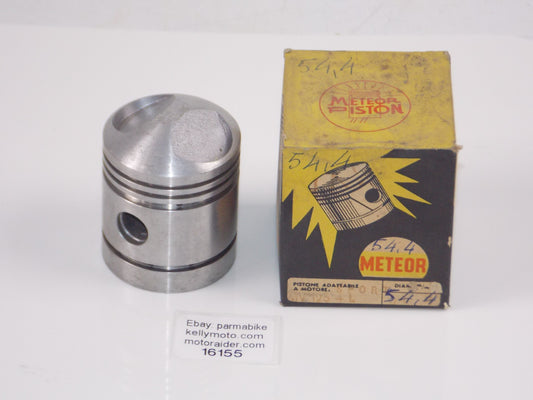 NOS METEOR 096 PISTON 54.4 MM MV 125 SPORT 4-STROKE VINTAGE ITALY 16155 - MotoRaider