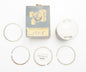 NOS ASSO WERKE PISTON + RINGS DIAMETER 54.6 mm GITAN 175 cc - MotoRaider