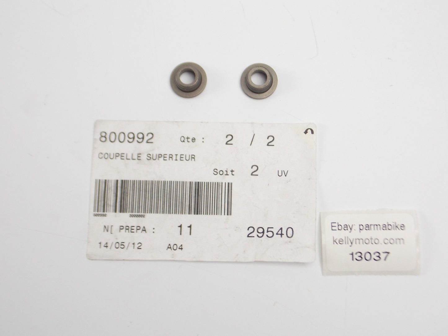 OEM PEUGEOT SCOOTER LXR 125 MOTOR ENGINE VALVE SPRING RETAINER #800992 - MotoRaider