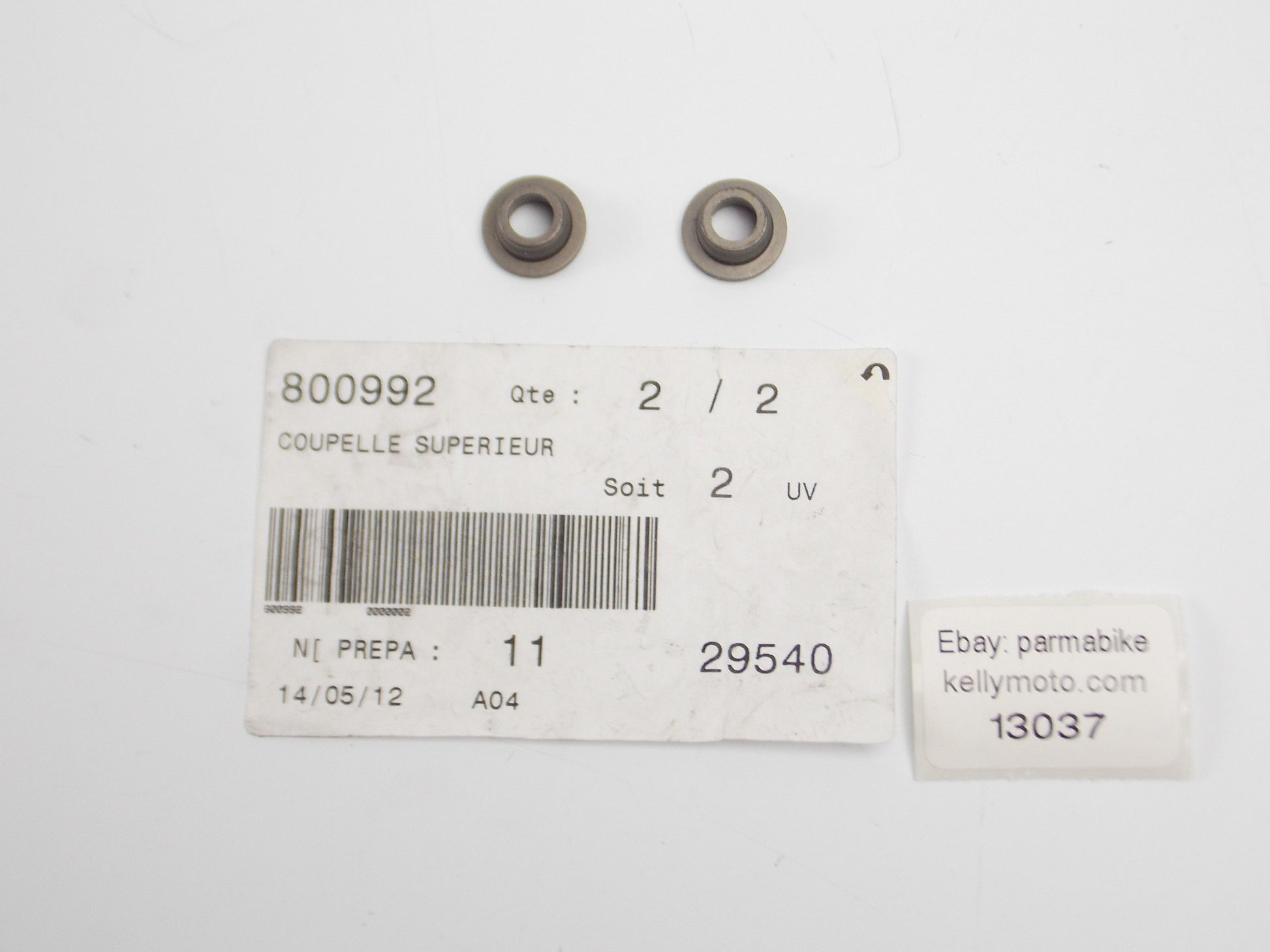 OEM PEUGEOT SCOOTER LXR 125 MOTOR ENGINE VALVE SPRING RETAINER #800992 - MotoRaider
