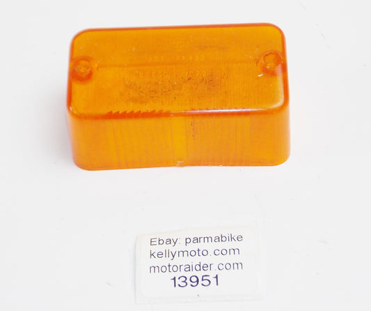 NOS FB 2074 ART P-423 BRESCIA 78x40x34mm TURN SIGNAL INDICATOR LENS 1972 LAVERDA - MotoRaider