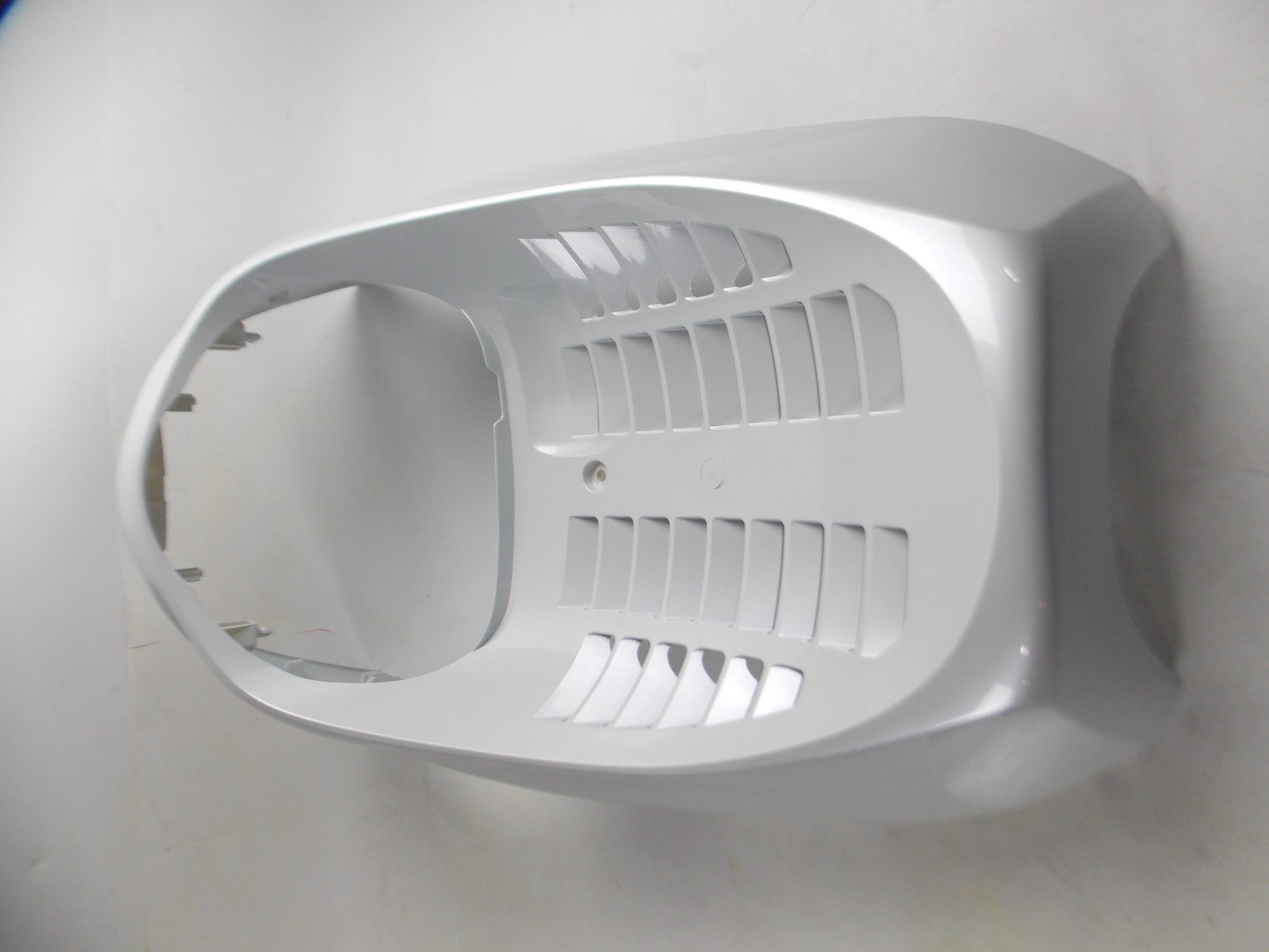 OEM HONDA 2007-2008 SH300 PEARL WHITE - COVER FRONT LOWER FAIRING 64302-KTW-9000 - MotoRaider