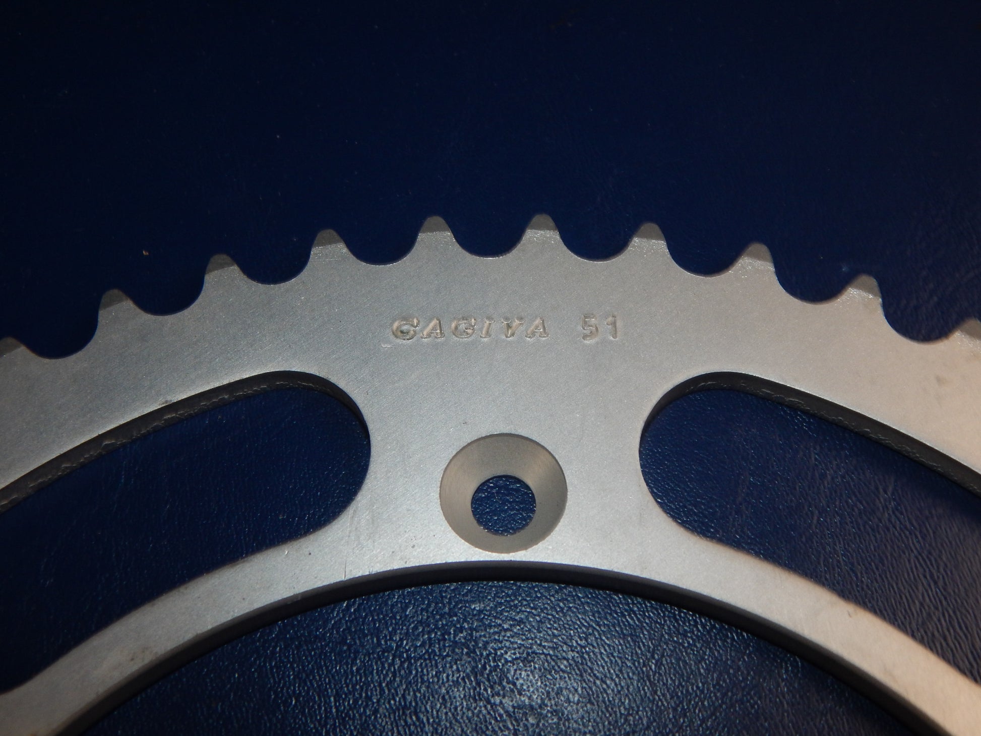CAGIVA 51T REAR WHEEL SPROCKET ALUMINUM DUCATI MORINI HUSQVARNA VINTAGE - MotoRaider