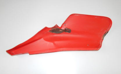 1983 BETA CR 250 FRAME CHASSIS LH RED SIDE PANEL PLASTIC COVER VINTAGE MOTOCROSS - MotoRaider