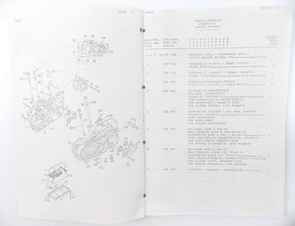 APRILIA 1988 TUAREG 350 WIND MOTOR 348 ENDURO SPARE PARTS CATALOG BOOK 649 - MotoRaider