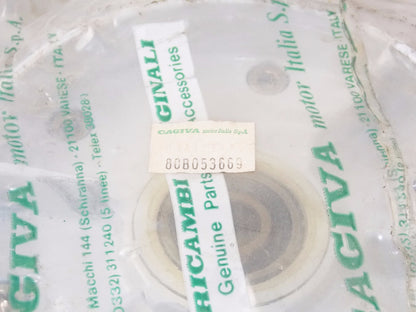 OEM CAGIVA 87-92 FRECCIA 17"x3.00 ALLOY DELTA SPOKE WHITE RIM GRIMECA 80B053669 - MotoRaider