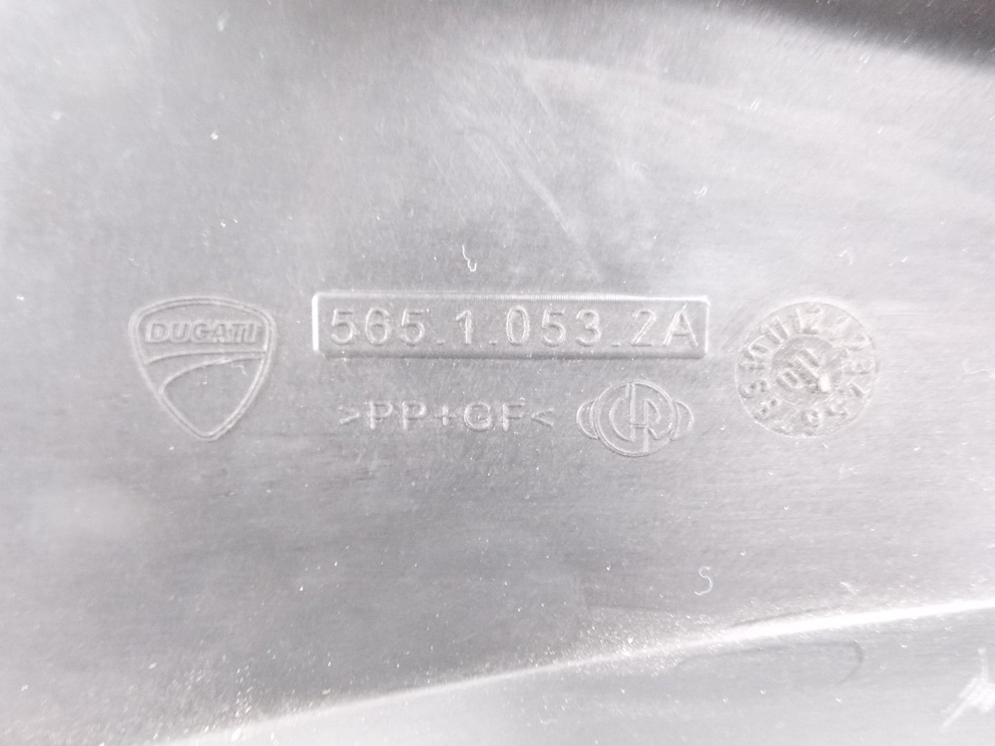 OEM DUCATI 2010 MILTISTRADA 1200 BID REAR MUDGUARD FENDER 565.1.053.2A 56510532A - MotoRaider