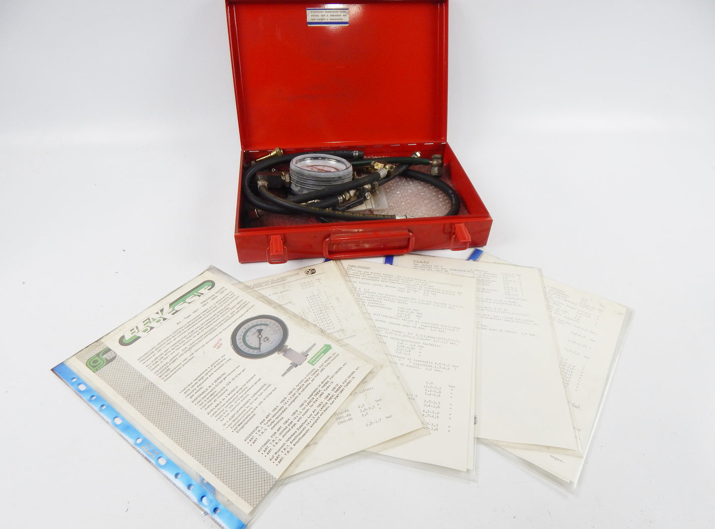 90's BENZ PRECISION TESTER PRESSURE FUEL PUMP CARBURETED INJECTED MOTOR VINTAGE - MotoRaider