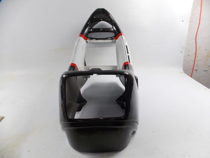 NOS OEM CAGIVA 1986 ALETTA ORO S2 125 WHITE/BLACK FRONT FAIRING COWLIN 800052303 - MotoRaider