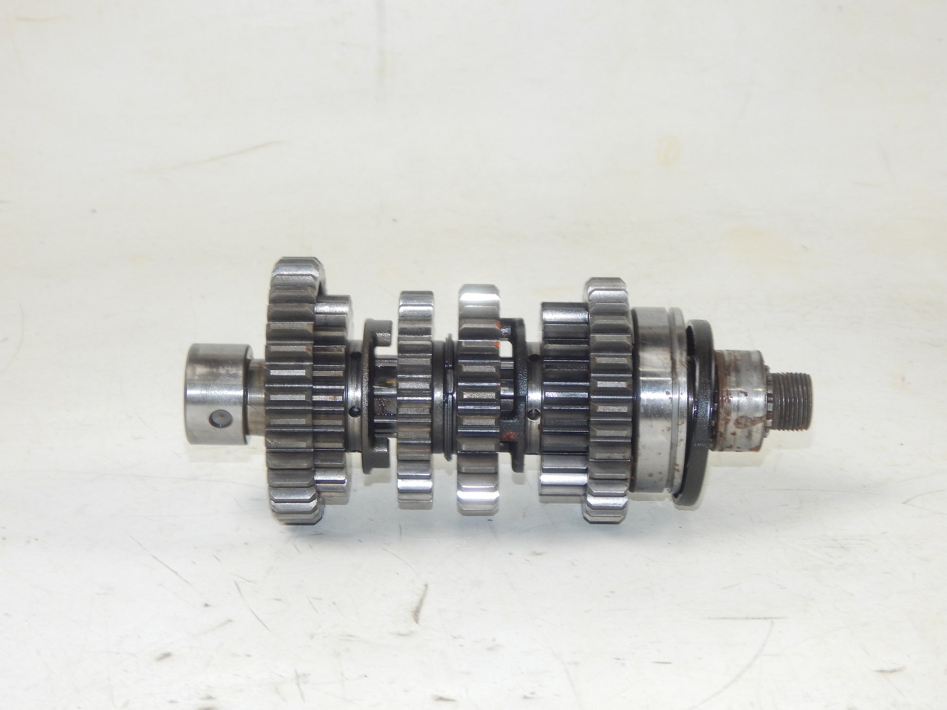 1986 SUZUKI GSXR 750 ENGINE MOTOR TRANSMISSION GEARBOX COUNTER SHAFT+GEARS - MotoRaider