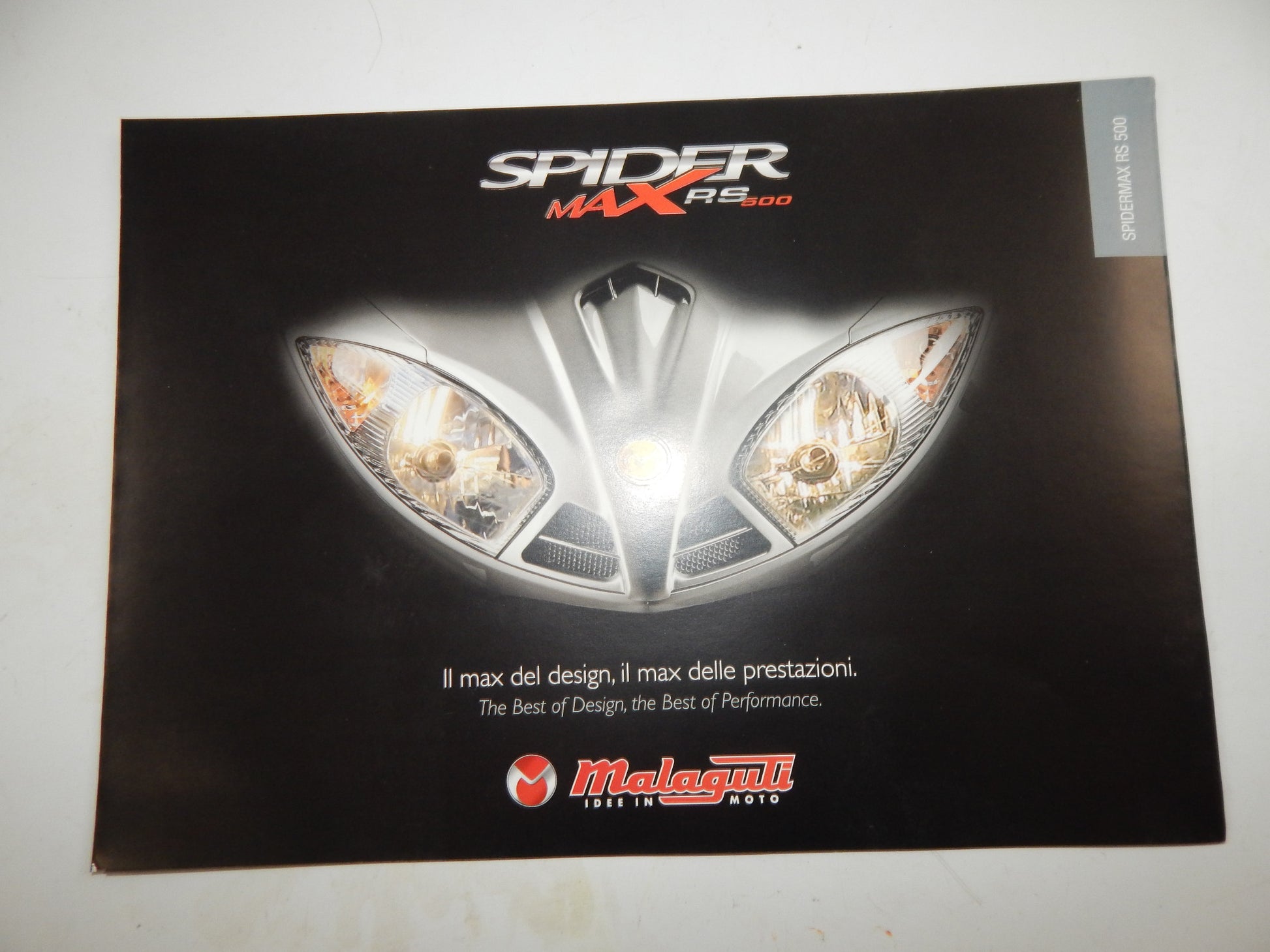8 MALAGUTI DEALER BROCHURE 1990-2000's SCOOTER FANTOM CENTRO GRIZZLY BLOG ITALY - MotoRaider