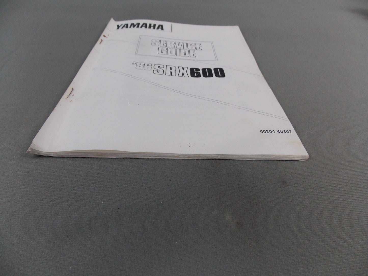 YAMAHA 1986 SRX600 SERVICE GUIDE WORKSHOP MANUAL BOOK ITALIAN # 90894-85302 - MotoRaider