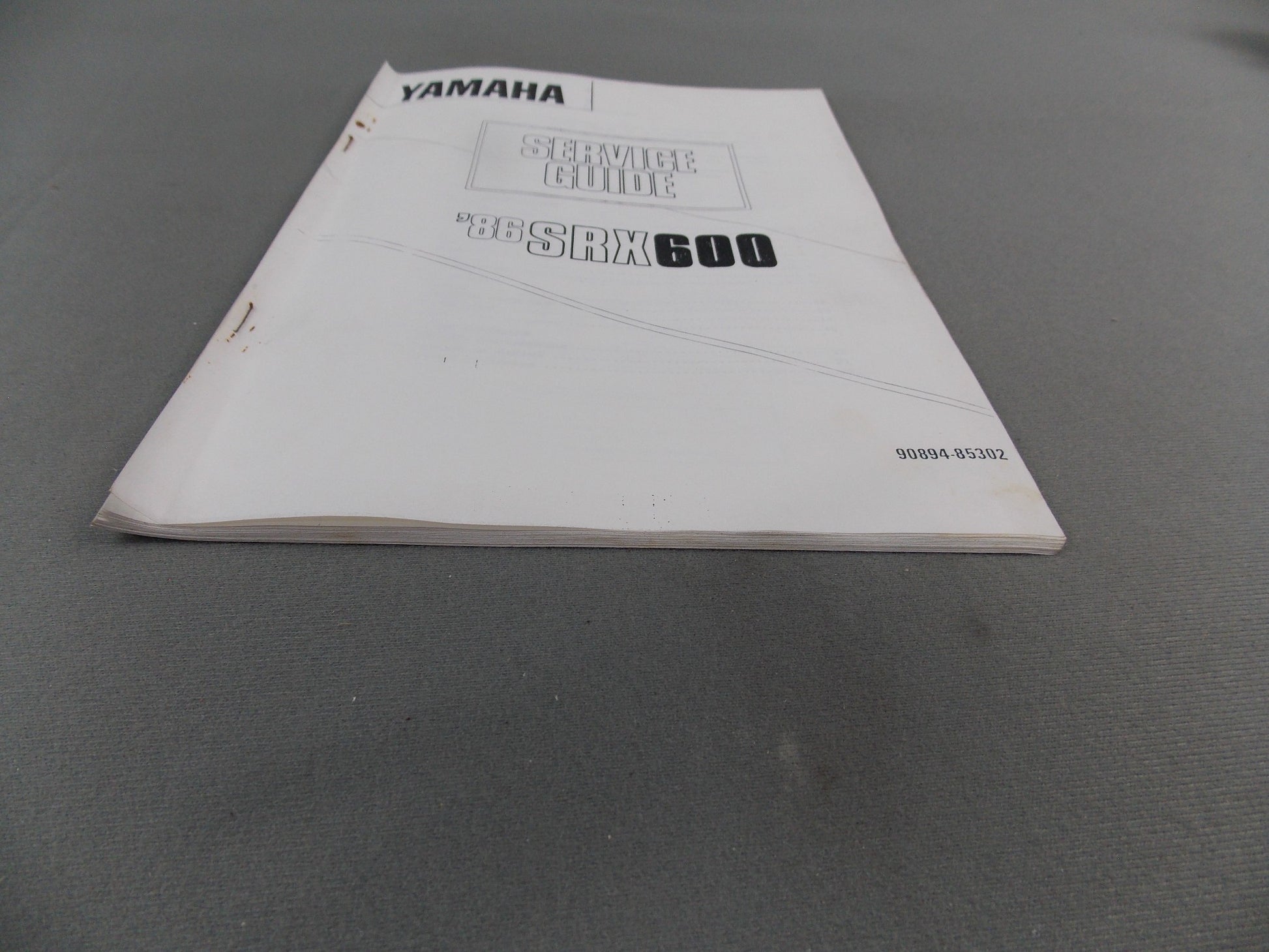YAMAHA 1986 SRX600 SERVICE GUIDE WORKSHOP MANUAL BOOK ITALIAN # 90894-85302 - MotoRaider