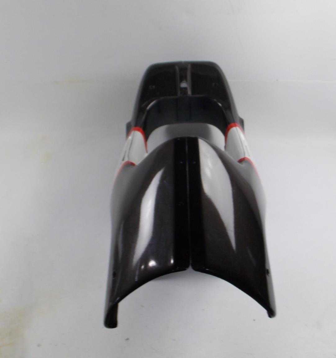 NOS OEM CAGIVA 1986 ALETTA ORO S2 125 WHITE/BLACK FRONT FAIRING COWLIN 800052303 - MotoRaider