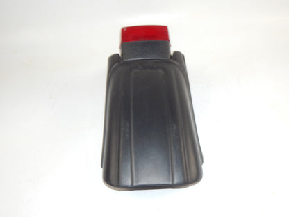 1990's MOTORCYCLE REAR BLACK PLASTIC SHORT FENDER+VERALUX TAILIGHT ENDURO ITALY - MotoRaider