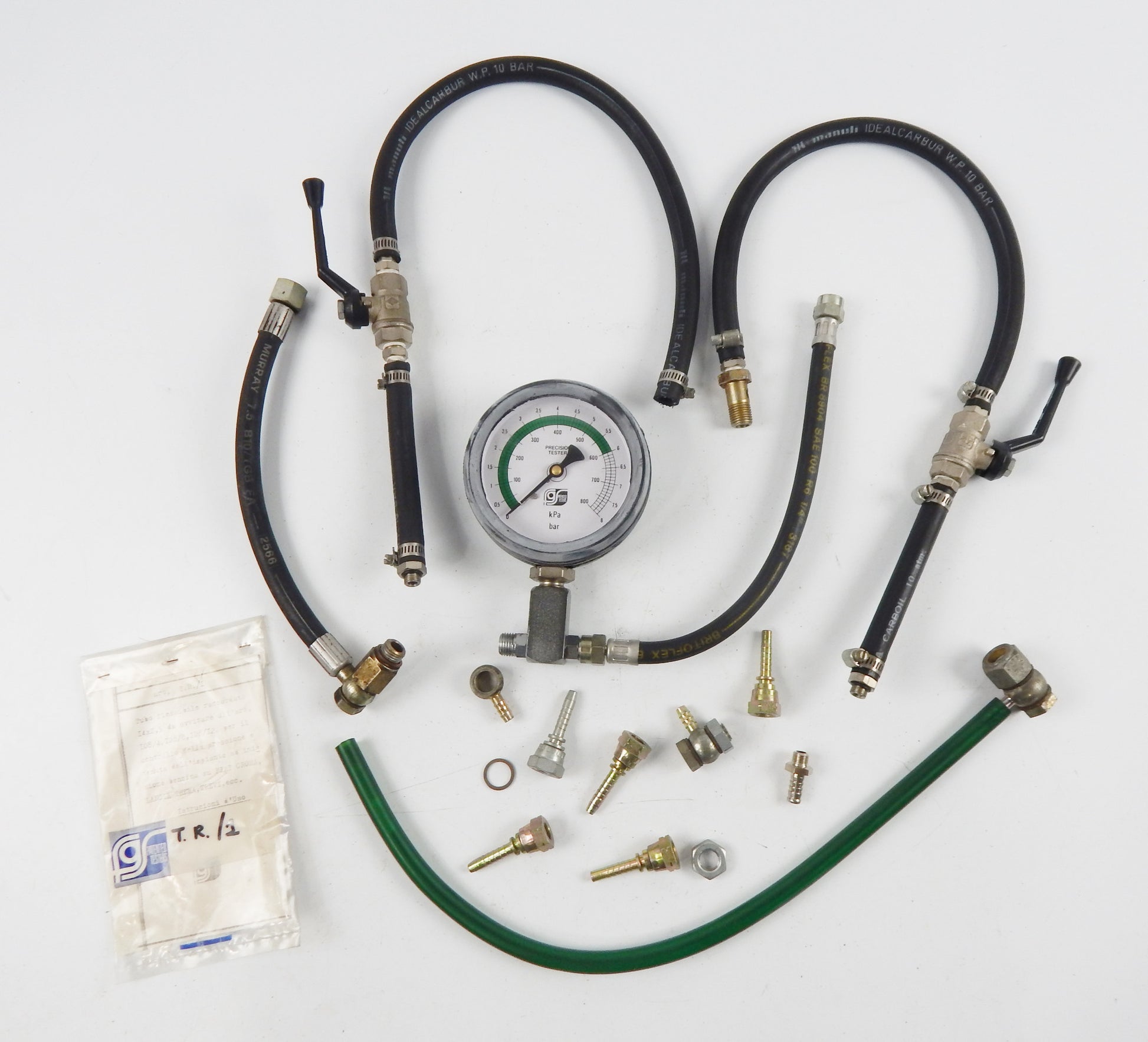 90's BENZ PRECISION TESTER PRESSURE FUEL PUMP CARBURETED INJECTED MOTOR VINTAGE - MotoRaider