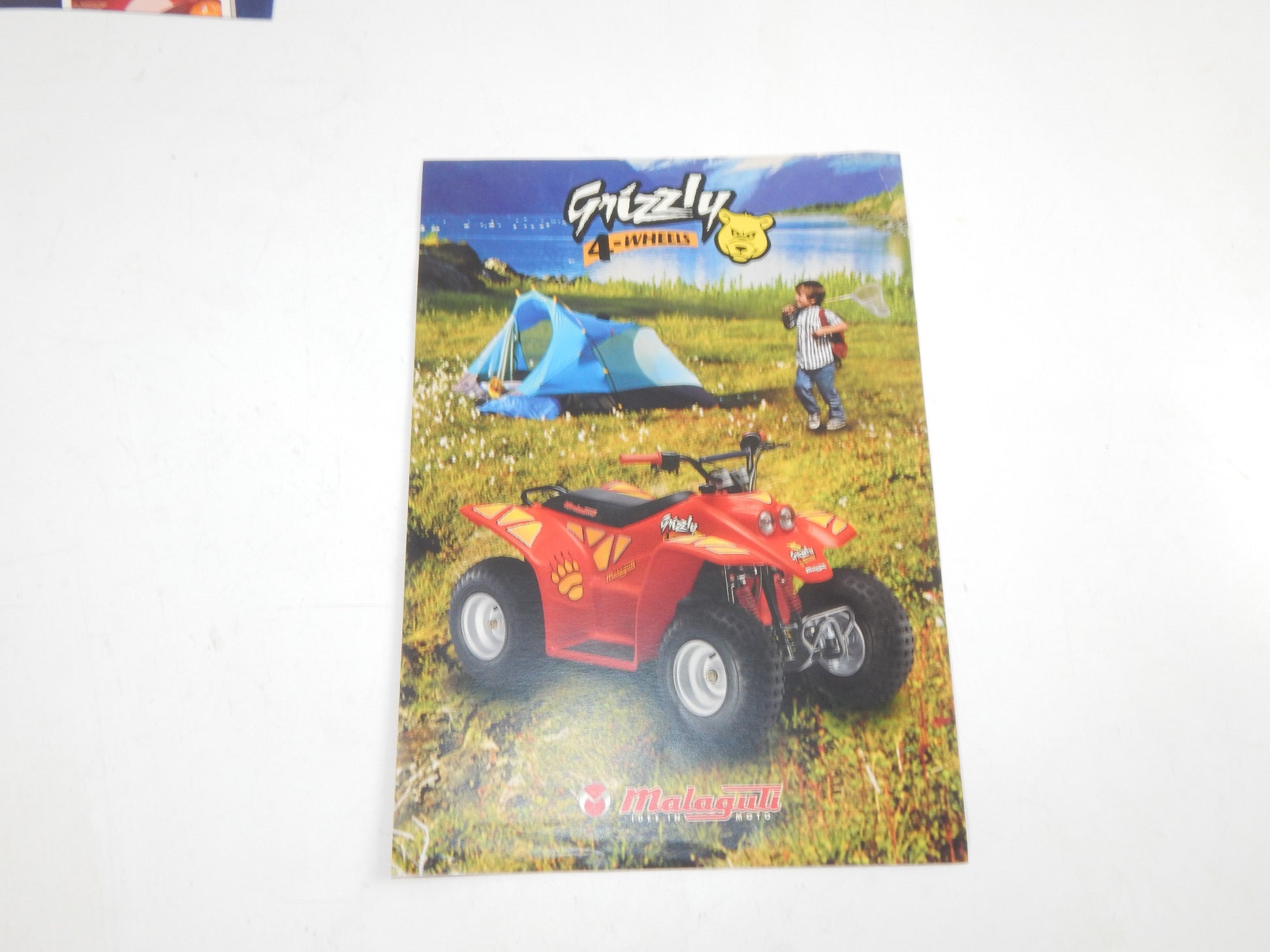 8 MALAGUTI DEALER BROCHURE 1990-2000's SCOOTER FANTOM CENTRO GRIZZLY BLOG ITALY - MotoRaider