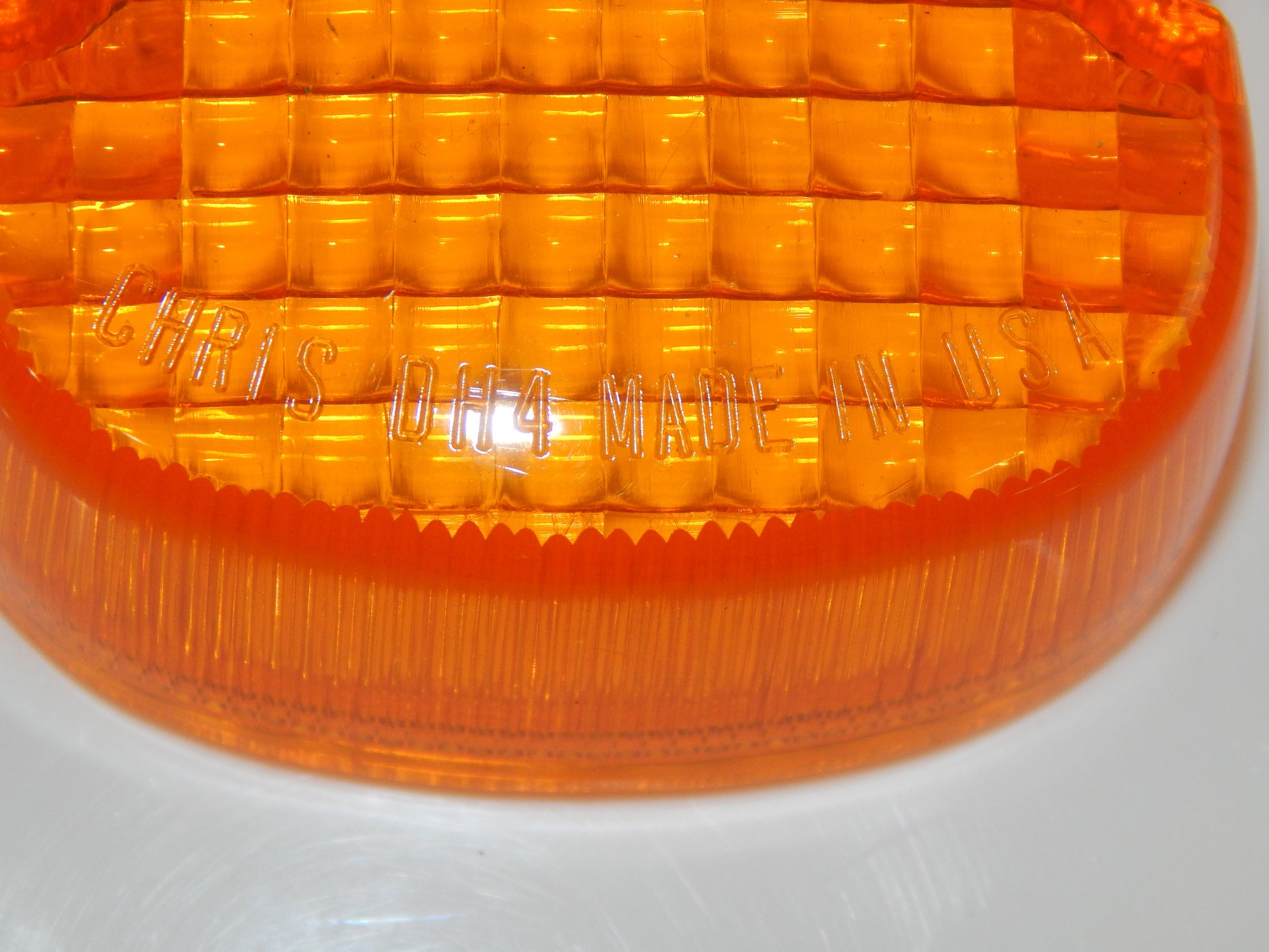 CHRIS PRODUCTS TURN SIGNAL LENS AMBER - MotoRaider