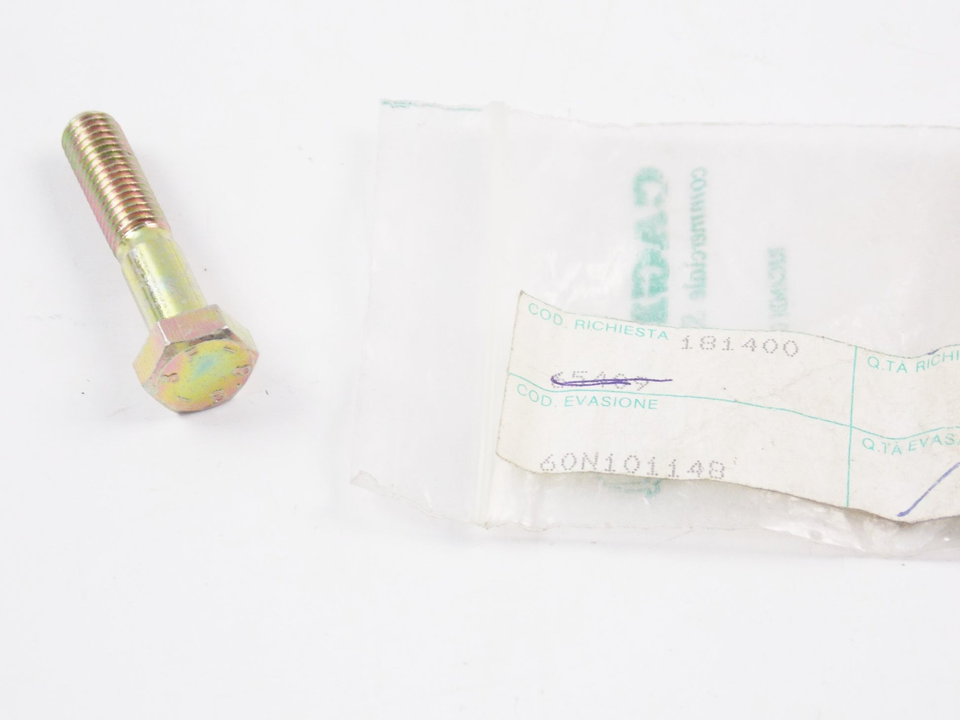 NOS OEM CAGIVA 1989-1990 COCIS 50-2 N-90 1989 TAMANACO 125 BOLT SCREW 60N101148 - MotoRaider