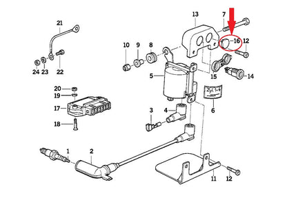 NOS OEM BMW 86-16 K1100LT/RS/75 R1200RT/900RT IGNITION SYSTEM PLUG # 12131459529 - MotoRaider