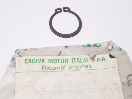 NOS OEM CAGIVA 1988 FRECCIA 125-C10R 89 TAMANACO 125 ELASTIC RING 22MM 60N221209 - MotoRaider