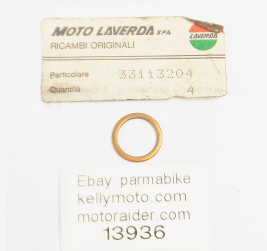 OEM LAVERDA LZ 125 175 CRANKCASE RETAINING RING SEAL GASKET 33113204 33 113 204 - MotoRaider
