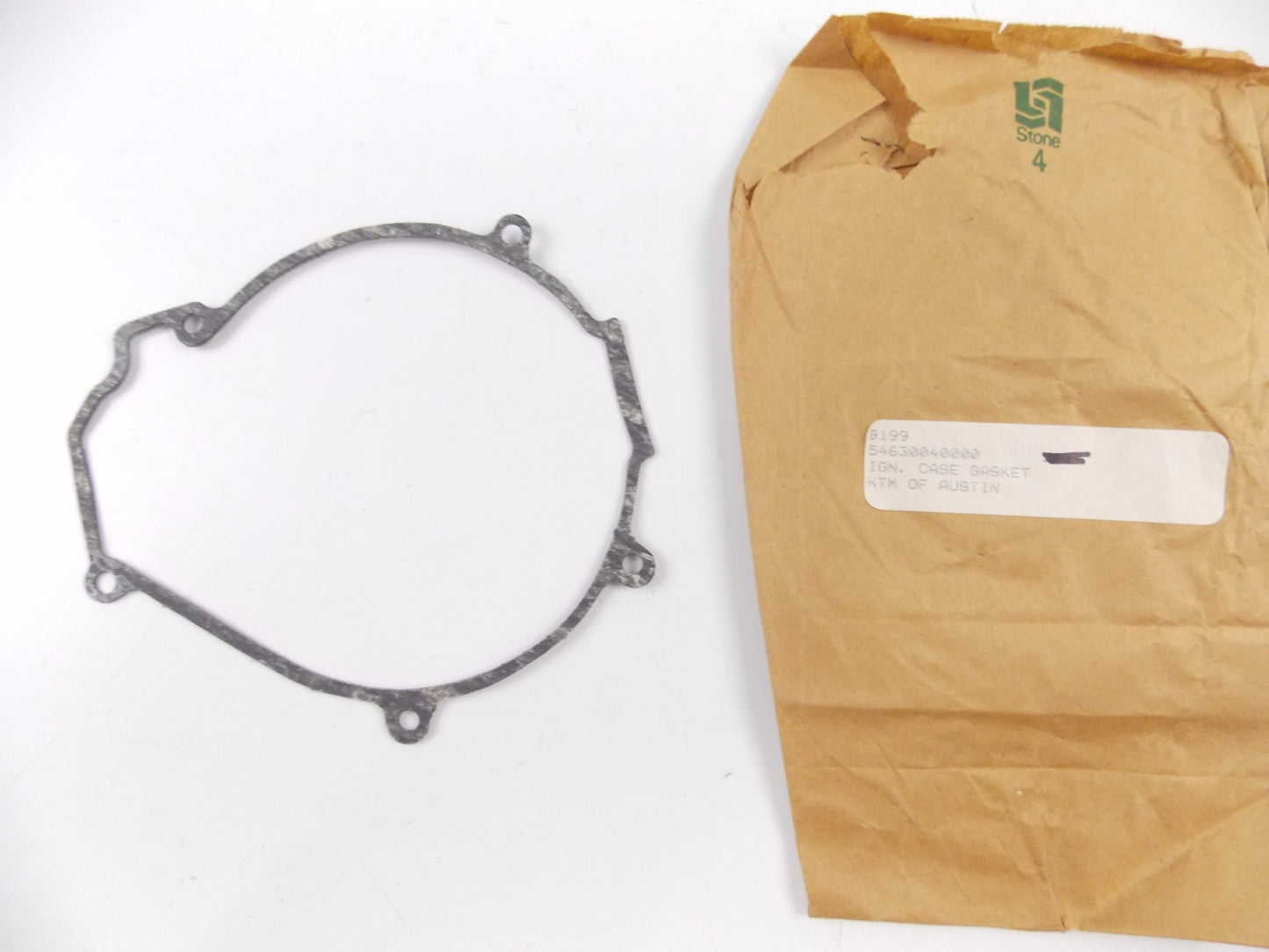 NOS OEM KTM 1990-1998 EGS 250 EXC 250 GS 250 GENERATOR COVER GASKET 54630040000 - MotoRaider