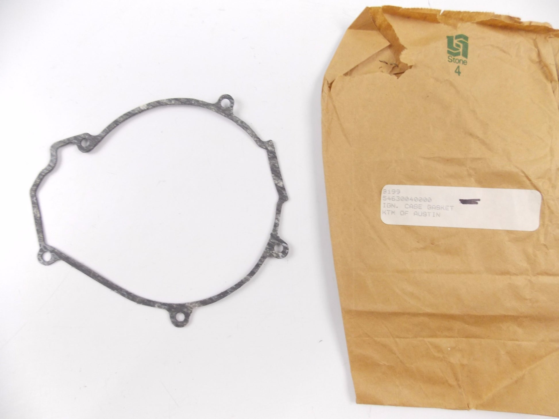NOS OEM KTM 1990-1998 EGS 250 EXC 250 GS 250 GENERATOR COVER GASKET 54630040000 - MotoRaider