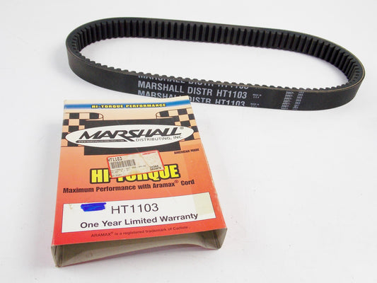 NOS MARSHALL 1982 Moto-Ski Futura 300 HI-TORQUE PERFORMANCE BELT HT1103 - MotoRaider