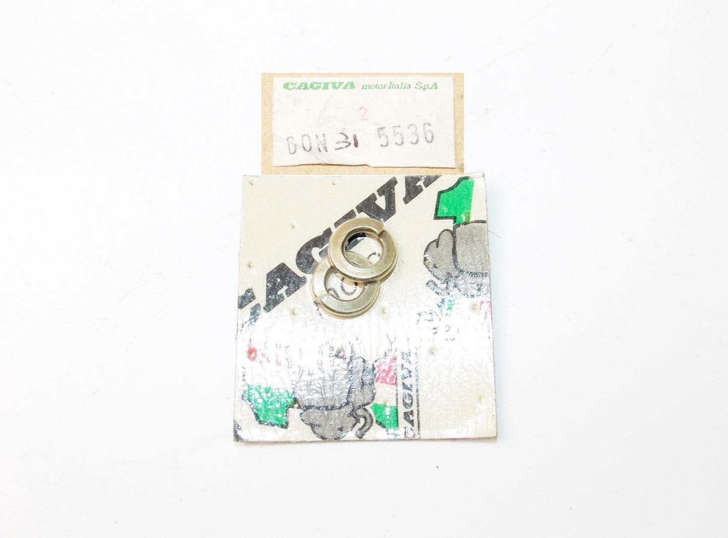 NOS OEM CAGIVA ELASTIC WASHER 6 MM UNI-1751 60N315536 - MotoRaider