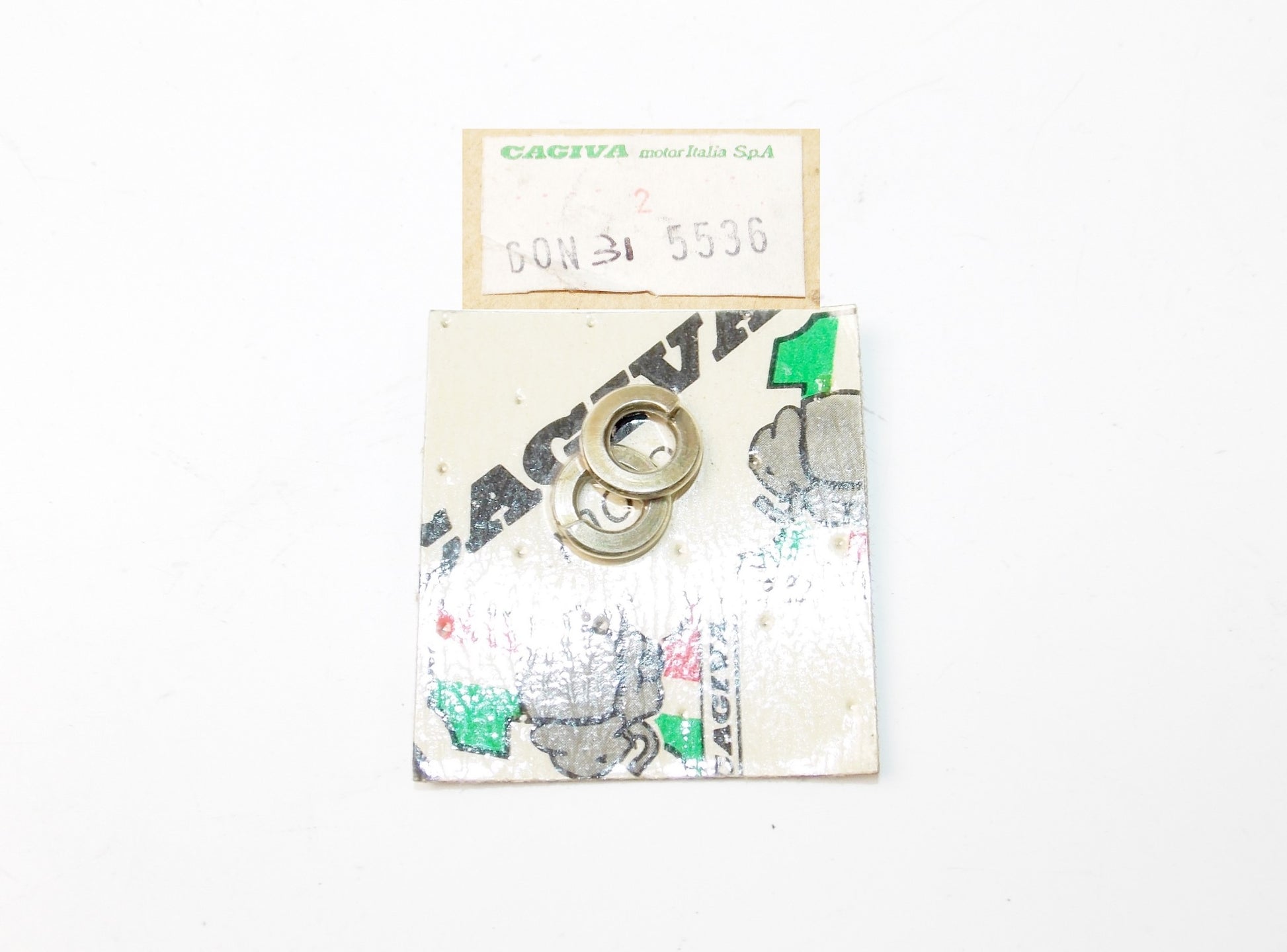 NOS OEM CAGIVA ELASTIC WASHER 6 MM UNI-1751 60N315536 - MotoRaider