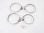 4 MIXED SIZE HOSE CLAMP PERFORATED BAND HI-TORQUE MOTORCYCLES AUTOMOTIVE ATV - MotoRaider