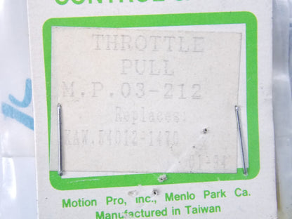 NOS MOTION PRO THROTTLE PULL CABLE KAWASAKI 1993 ZX6E 03-212 | OE 54012-1470 - MotoRaider
