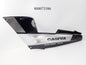 NOS OEM CAGIVA 1992 FRECCIA 125-C12R 6 SP LEFT SIDE BLACK REAR FAIRING 800073386 - MotoRaider
