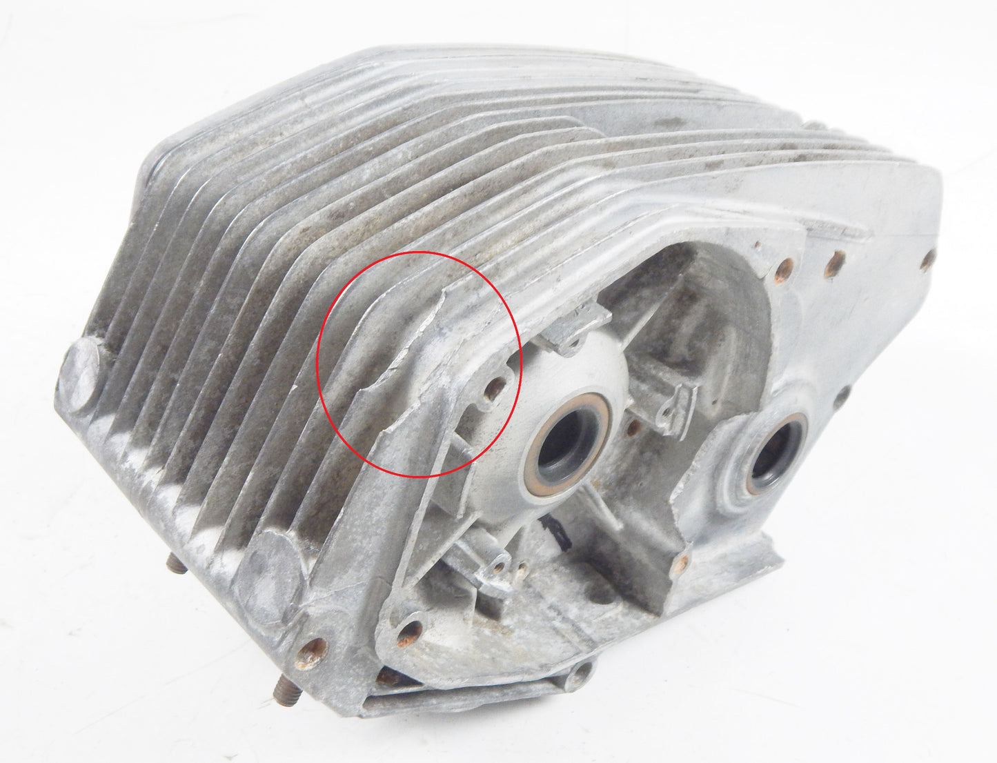 1968-1969 SACHS ENGINE CRANKCASE CENTER CASE 0611-111-199 0611-112-199 KTM DKW - MotoRaider